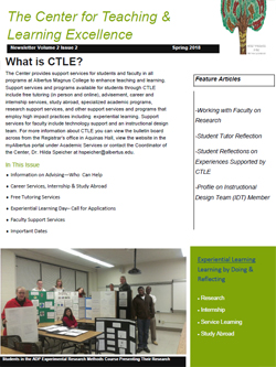CTLE Newletter Spring 2018