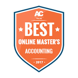 The Master of Science in Accounting degree at Albertus Magnus College was awarded the AC Online Best Online Master's in Accounting Program 2017