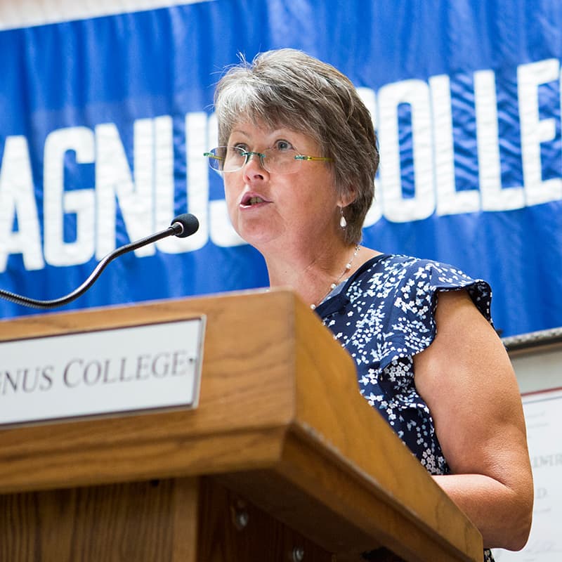 Faculty Spotlight: Dr. Nancy Fallon at Albertus Magnus College