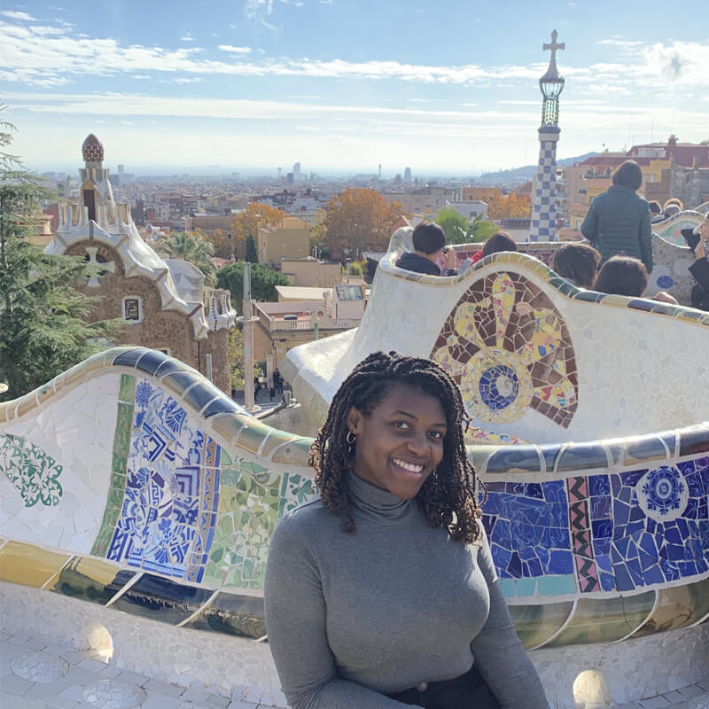 Paige Williams '20 in Barcelona