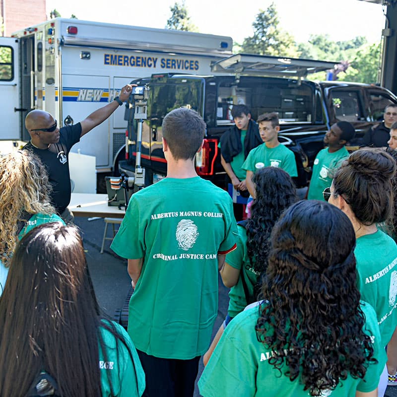 Criminal Justice Camp at Albertus Magnus College