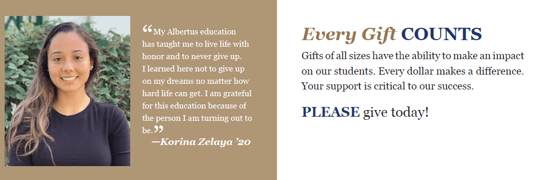 Make a Gift to Albertus Magnus College