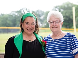 Sr. Ana González, O.P. with Sr. Anne Kilbride; and Prayers as Sr. Ana takes her final vows