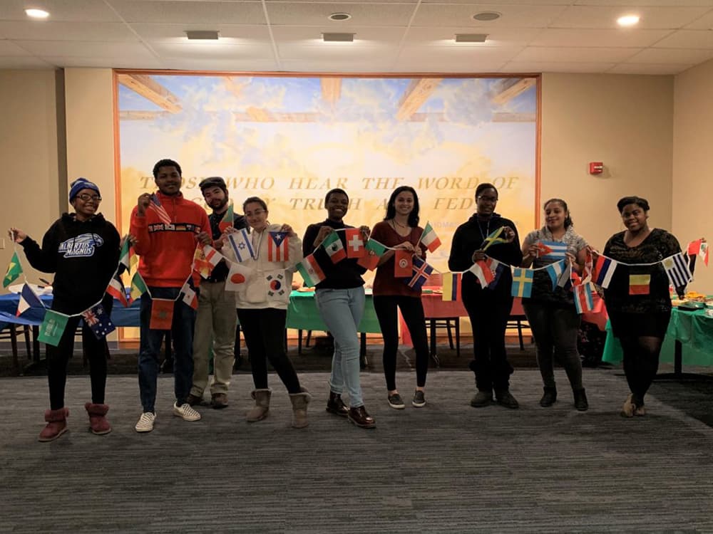 Multicultural Club at the Hubert Campus Center at Albertus Magnus College