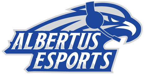 Esports at Albertus Magnus College in New HAven, CT Logo