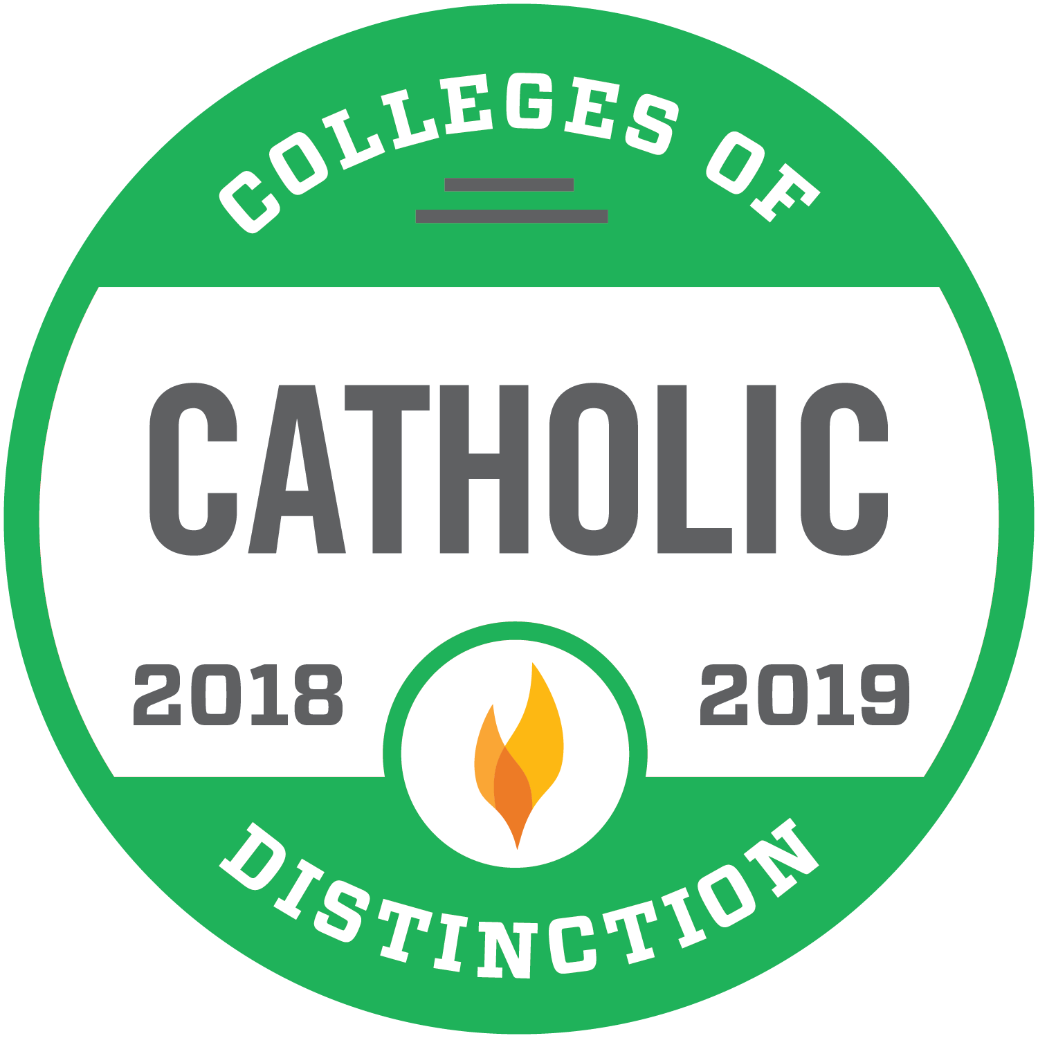 Catholic Badge Green