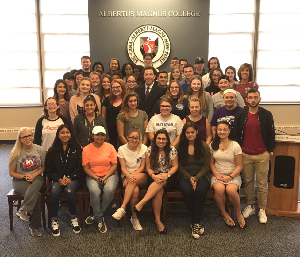 Class of 2021 Settles in at Albertus Magnus College