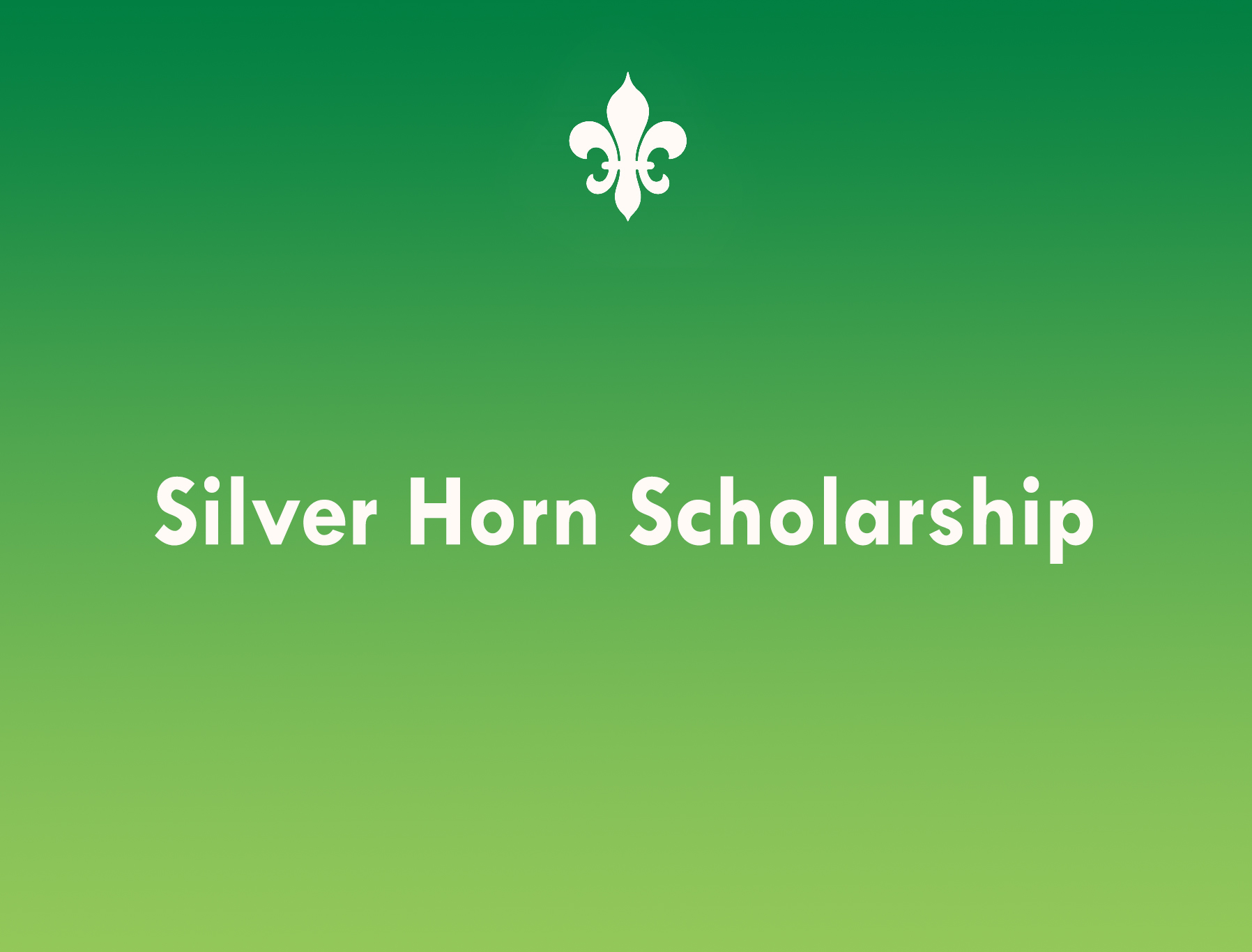 Silver Horn Scholarship Fund