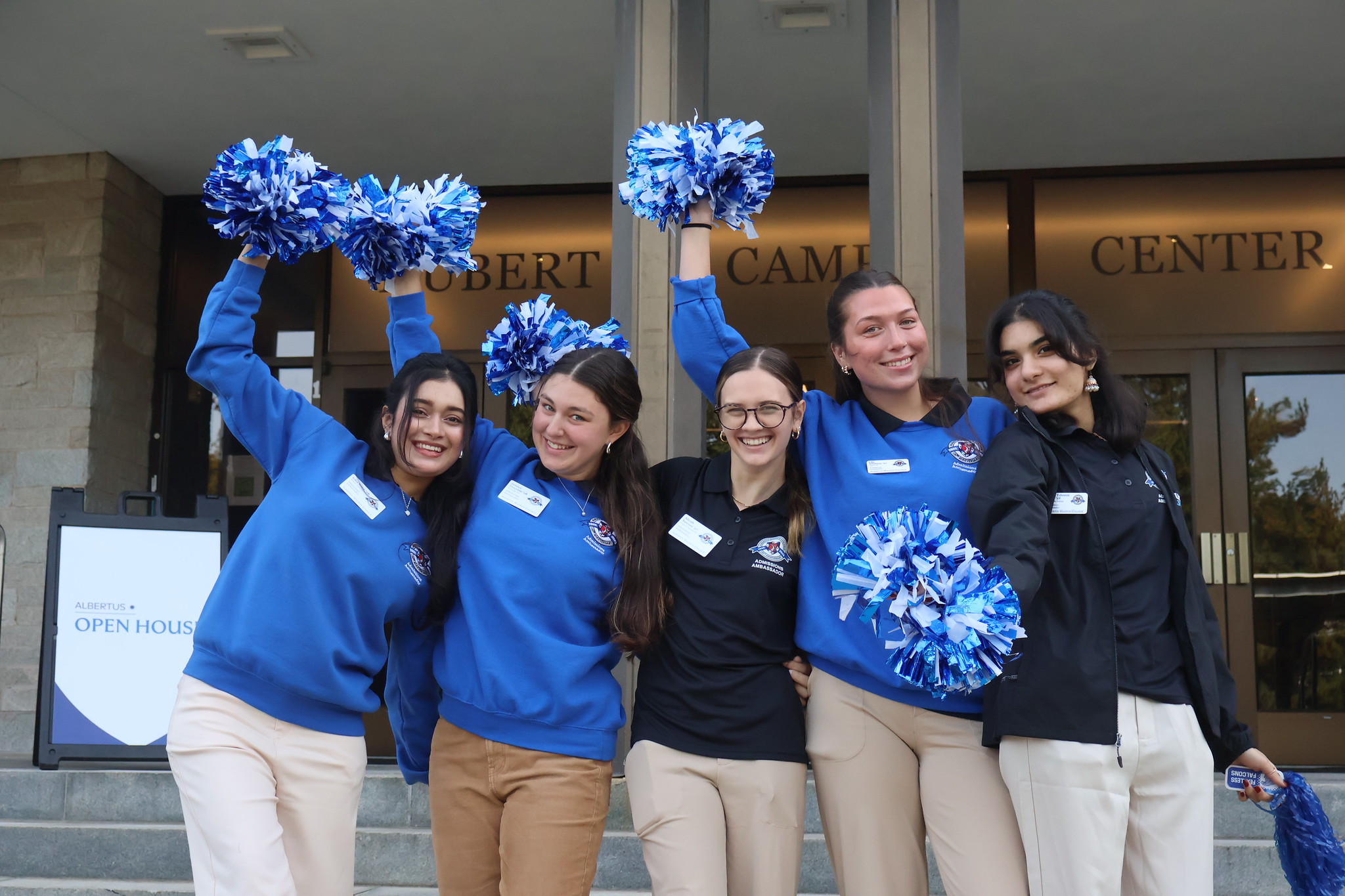 Students posing together