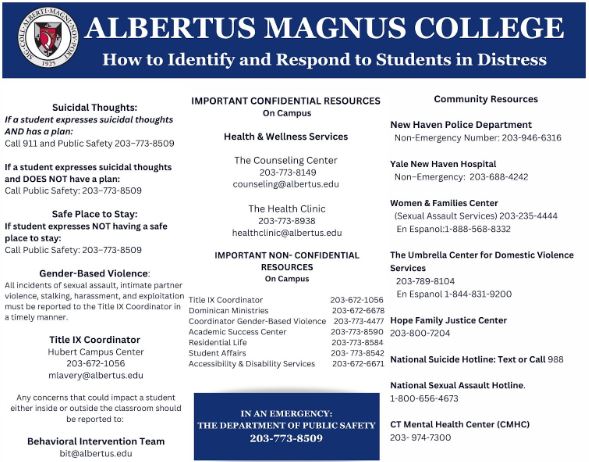 How to Identify and Respond to Students in Distress - pamphlet